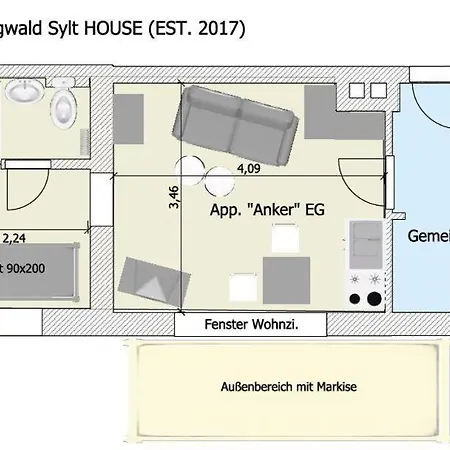 Klangwald Sylt House | *anker* דירה